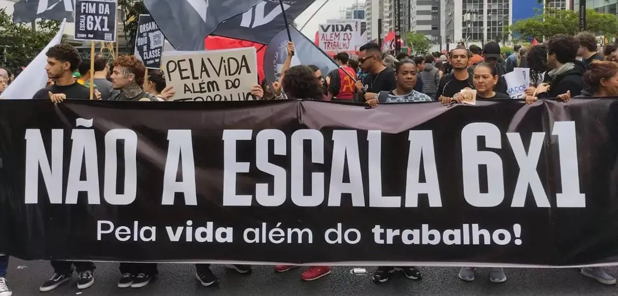 Ato contra a escala 6 x 1 no Brasil