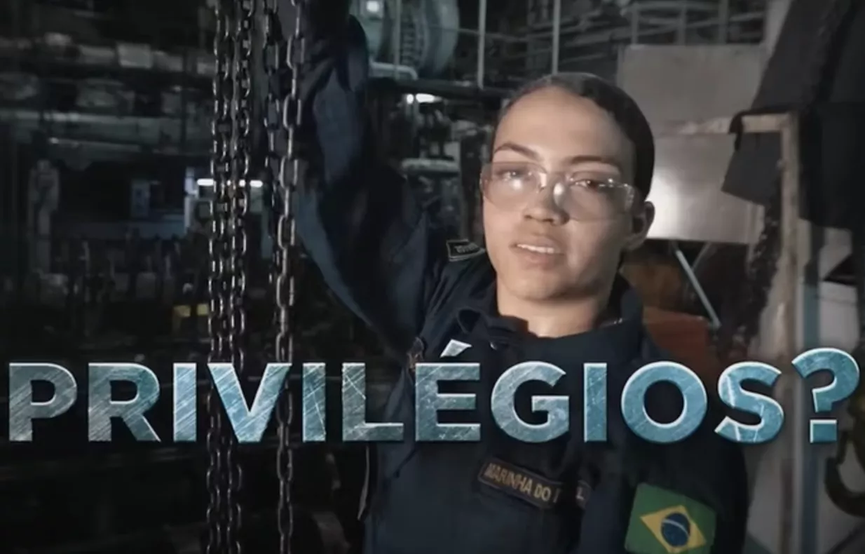 Vídeo da Marinha sobre "privilégios"
