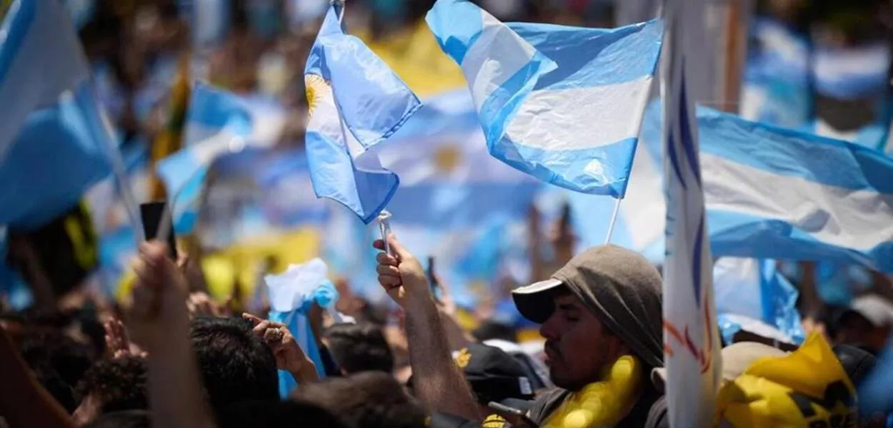 Manifestação na Argentina 
