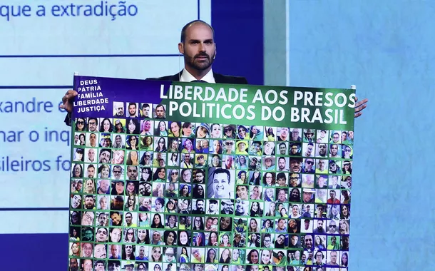 Eduardo Bolsonaro diz pela primeira vez que pode ser o Plano B em 2026, no lugar do pai inelegível