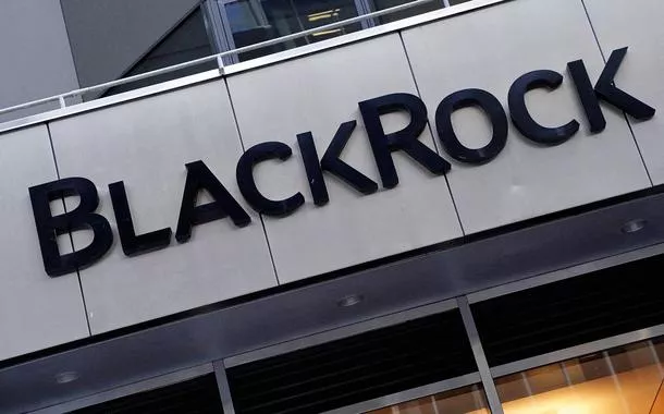 Logo da BlackRock em Nova York, EUA, 25/05/2021