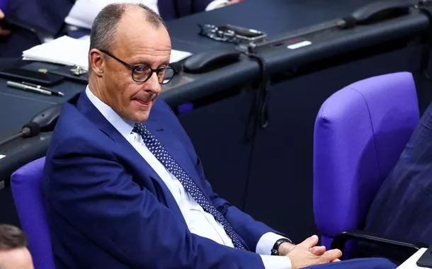 Friedrich Merz, líder do partido conservador União Democrata-Cristã (CDU), de oposição, durante sessão do Parlamento da Alemanha, em Berlim
07/11/2024 