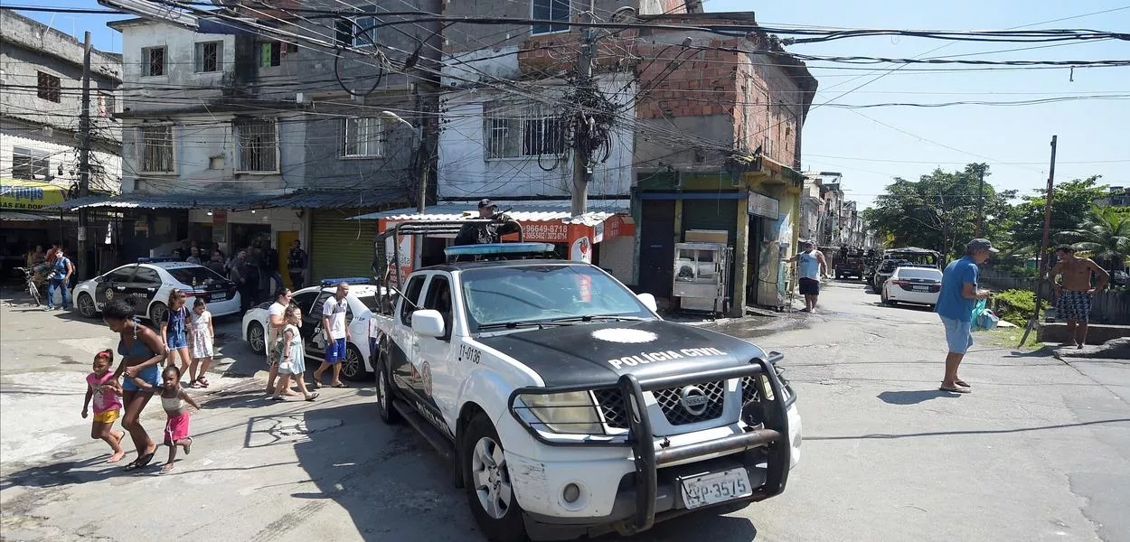 Operação policial na comunidade do Jacarezinho, no Rio de Janeiro