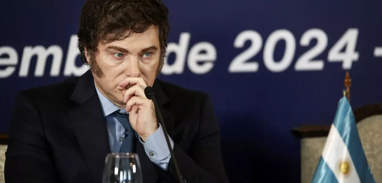 O presidente da Argentina, Javier Milei