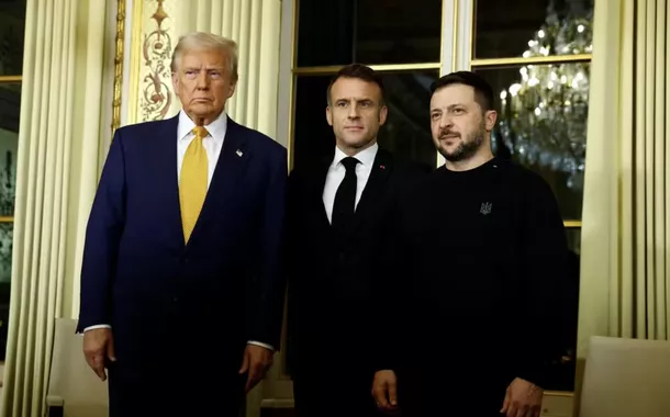 Donald Trump, Emmanuel Macron e Volodymyr Zelenskybets69 apostas onlineParis, França - 07/12/2024