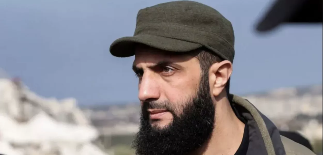 Abu Mohammed al-Julani, líder do grupo armado Hayat Tahrir al-Sham (HTS)