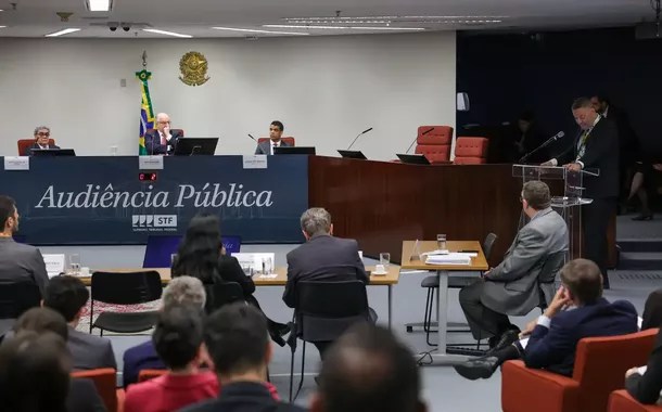 Audiência pública no STF antesroleta online de letrasdecisão final sobre "uberização