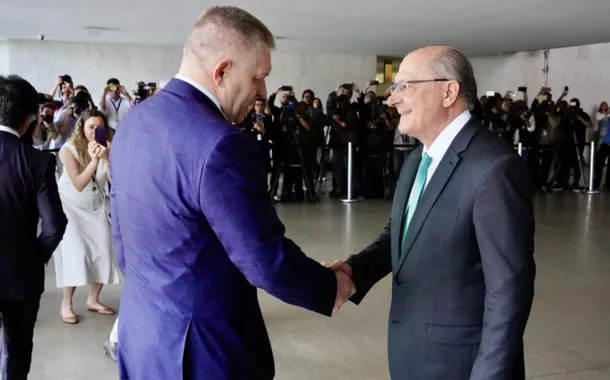 Robert Fico e Geraldo Alckmin