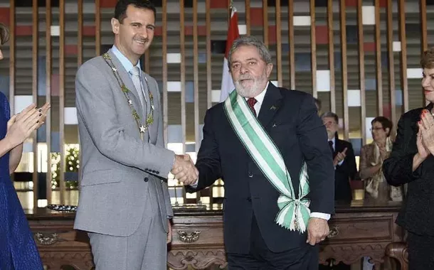 Assad visita Lula em Brasília em 2010