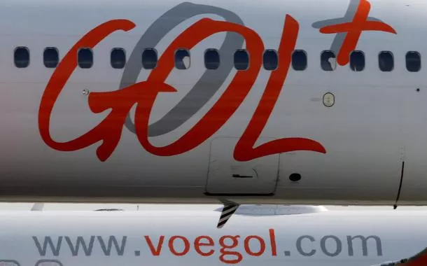 Logo da Gol em avião da empresa - 09/08/2017