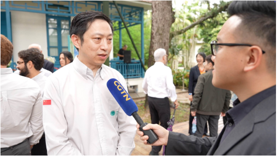 Wang Daoyong, diretor1xbet avatar 2Governança Corporativa da State Grid Brazil Holding, apresentou o local1xbet avatar 2trabalho dos agricultores chineses1xbet avatar 2chá no Jardim Botânico do Rio1xbet avatar 2Janeiro.