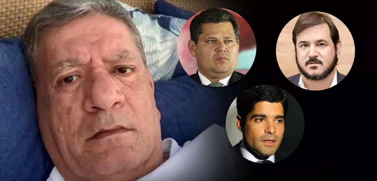 Marcos Moura, Davi Alcolumbre, Antônio Rueda e ACM Neto