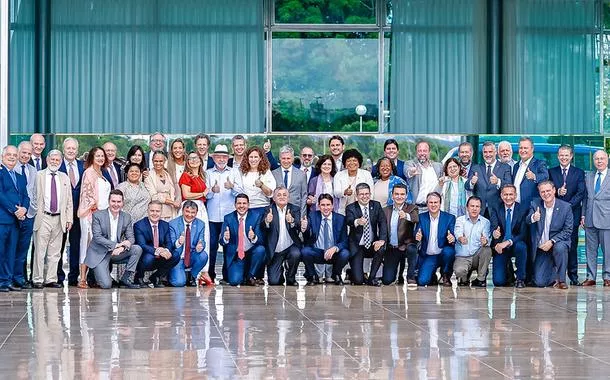 Reunião com ministros do governo federal no Palácio da Alvorada