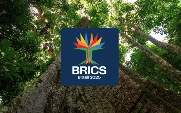 Samaúma e logo do BRICS