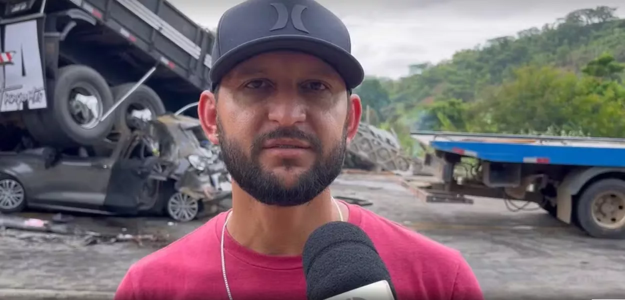 Alexandre Silva seguia pouco atrás do carro em que irmão estava e que se envolveu no acidente