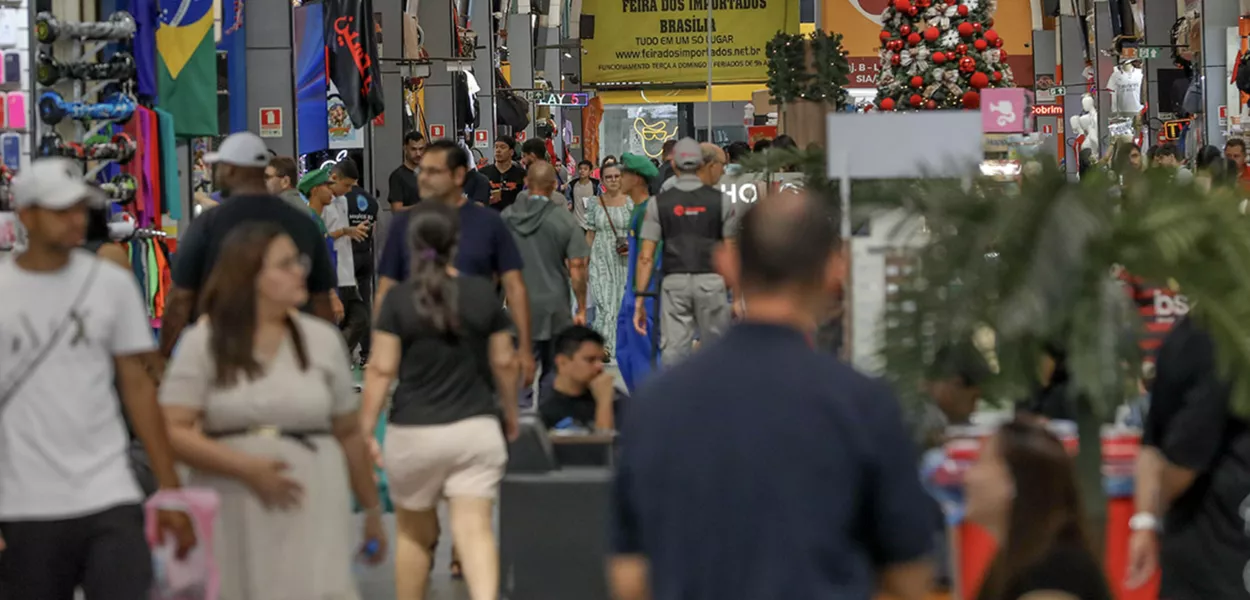 Vendas do comércio em Brasília