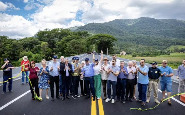 Nova ponte sobre o Rio Caí é inaugurada em tempo recorde no Rio Grande do Sul