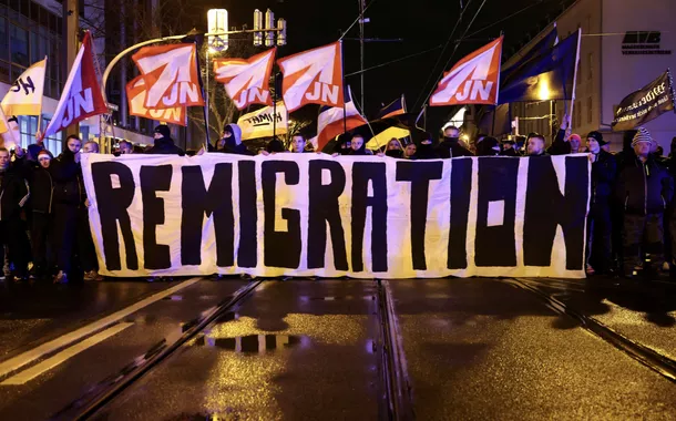 Protesto contra a imigração na Alemanha