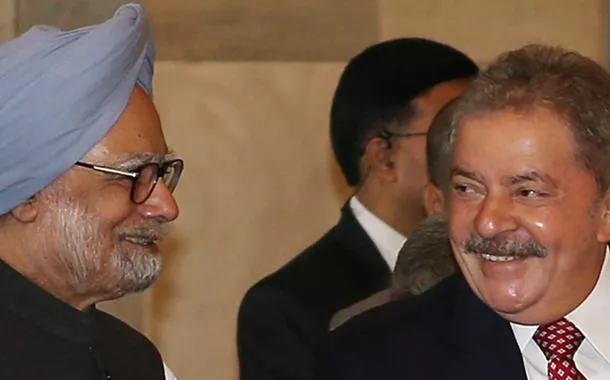 Lula e Manmohan Singh