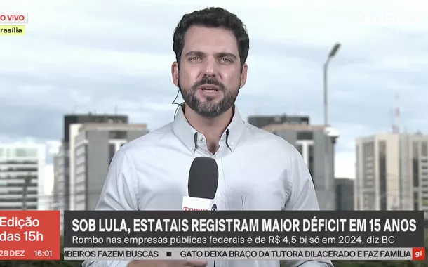 Globo repercute fake news da Folha sobre "rombo das estatais"