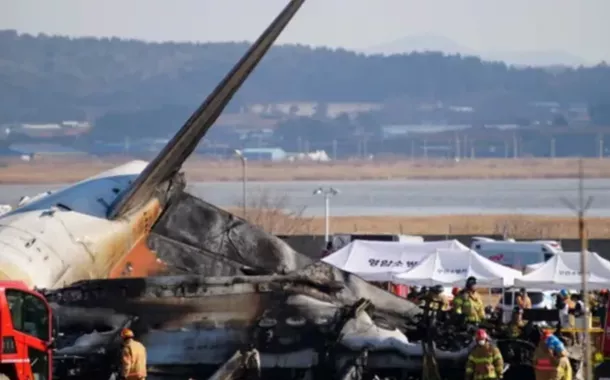 Passageiro de avião que explodiu na Coreia do Sul enviou mensagem à família avisando sobre colisão com pássaro