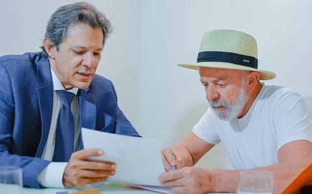 Fernando Haddad e Lula