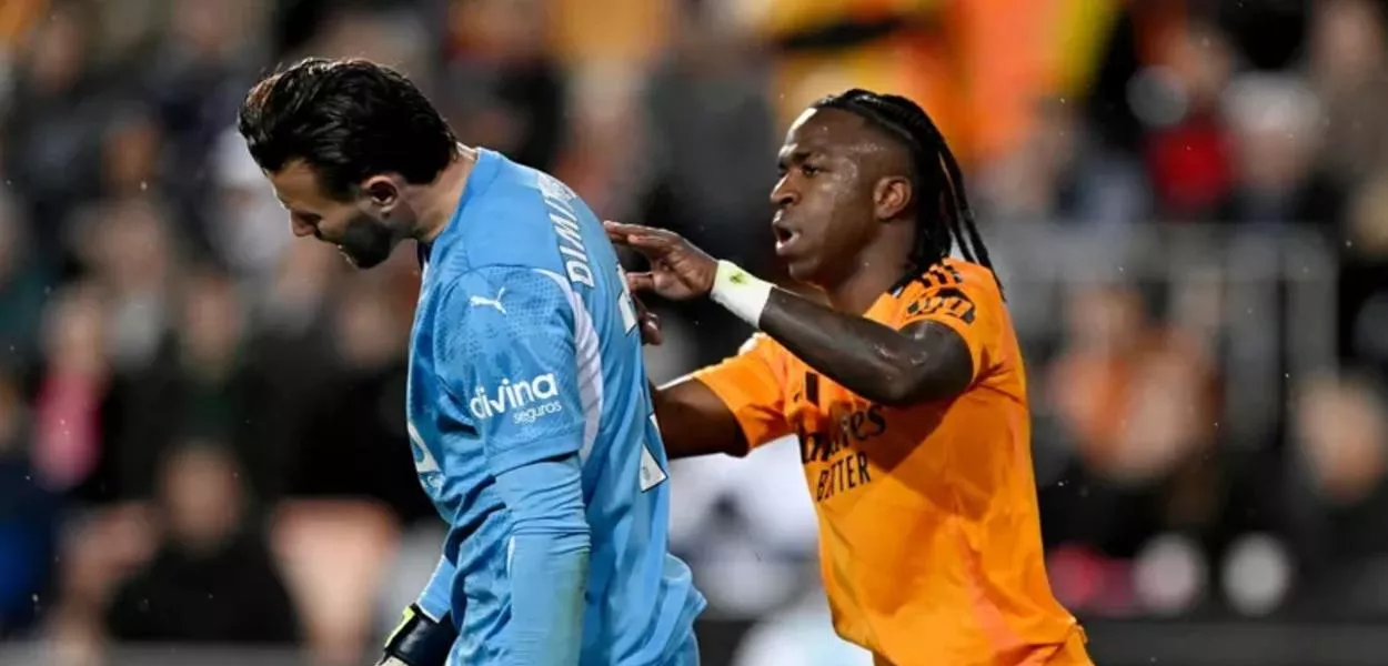 Dimitrievski e Vinicius Junior