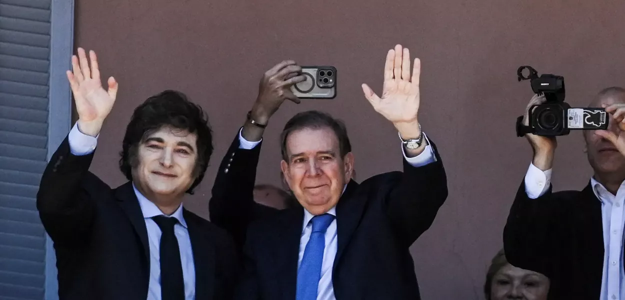Javier Milei e Edmundo González