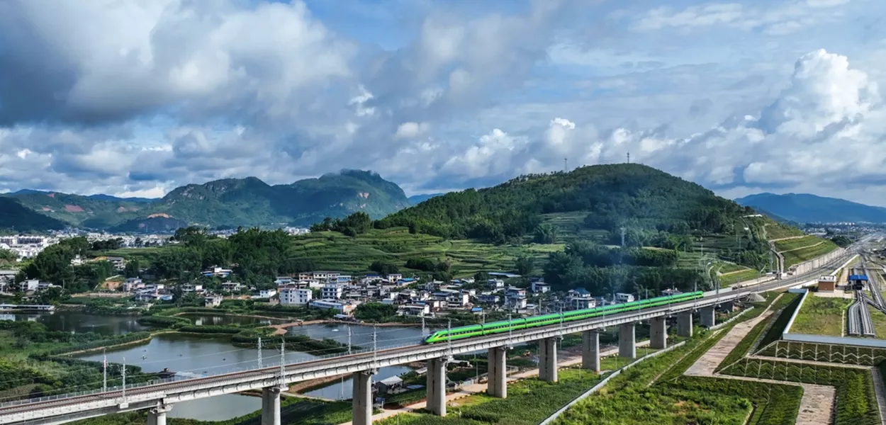 Trens de alta velocidade na China