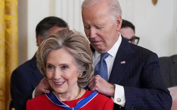Hillary Clinton e Joe Biden