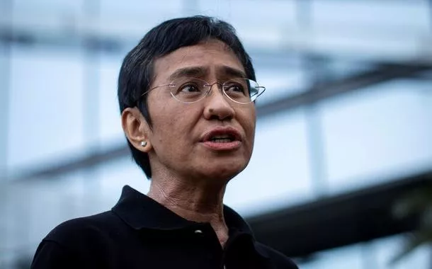 A jornalista filipina e CEO do Rappler, Maria Ressa, uma das ganhadoras do Prêmio Nobel da Paz de 2021