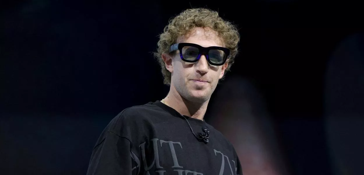 Presidente-executivo da Meta, Mark Zuckerberg, durante evento anual da companhia em Melo Park, no Estado norte-americano da Califórnia