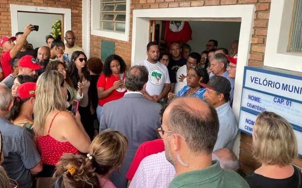 Velório e ato em memória de Valdir Nascimento e Gleison, do MST