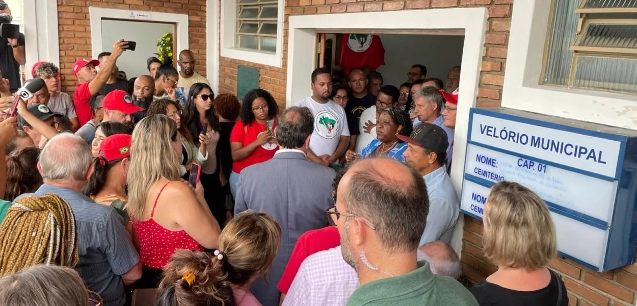 Velório e ato em memória de Valdir Nascimento e Gleison, do MST
