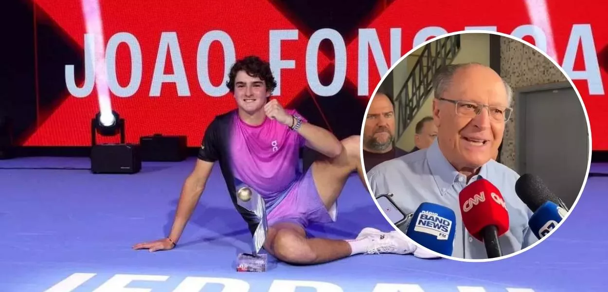 João Fonseca e Geraldo Alckmin