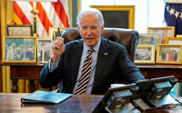 Joe Biden na Casa Branca - 10/1/2025   