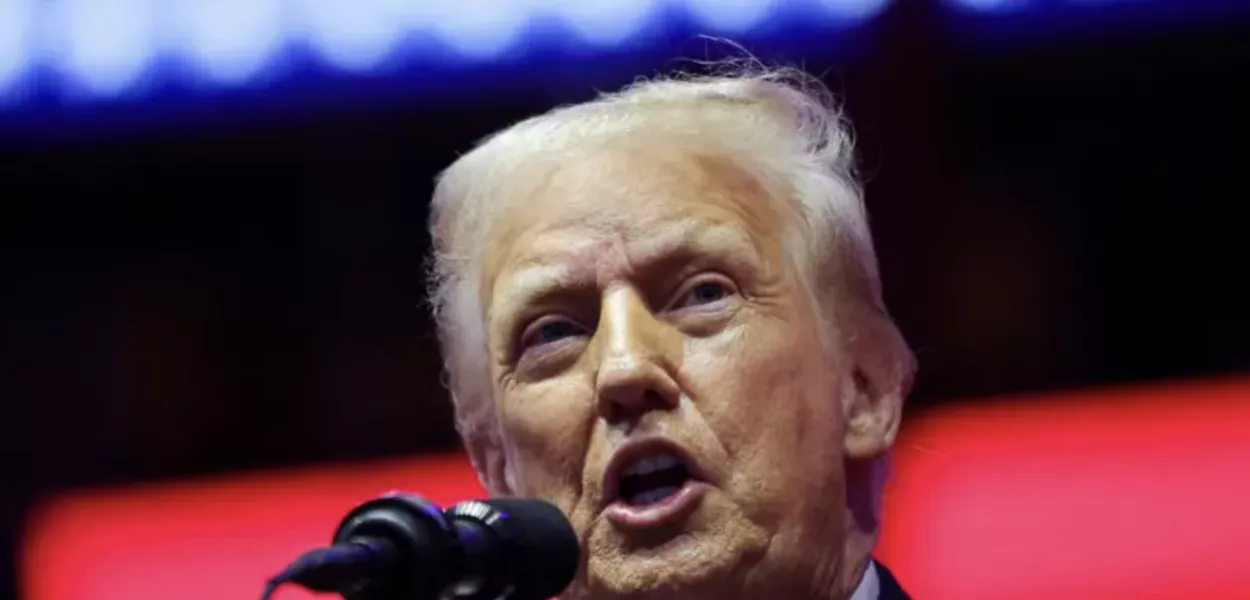 Donald Trump na véspera da posse