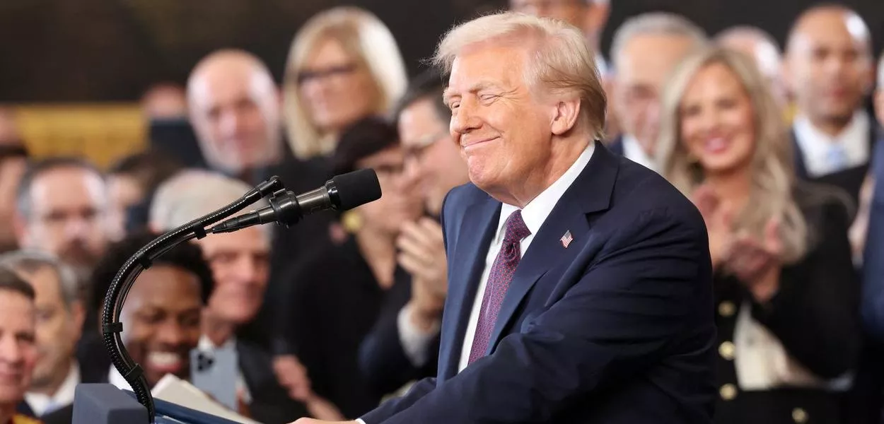 Trump na cerimônia de posse como presidente dos EUA - 20/1/2025 