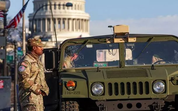 "A militarização em Washington não é típica nem do período de posse", diz pesquisador