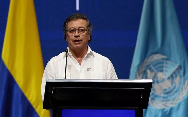 Presidente colombiano Gustavo Petro em Cali - 20/10/2024    