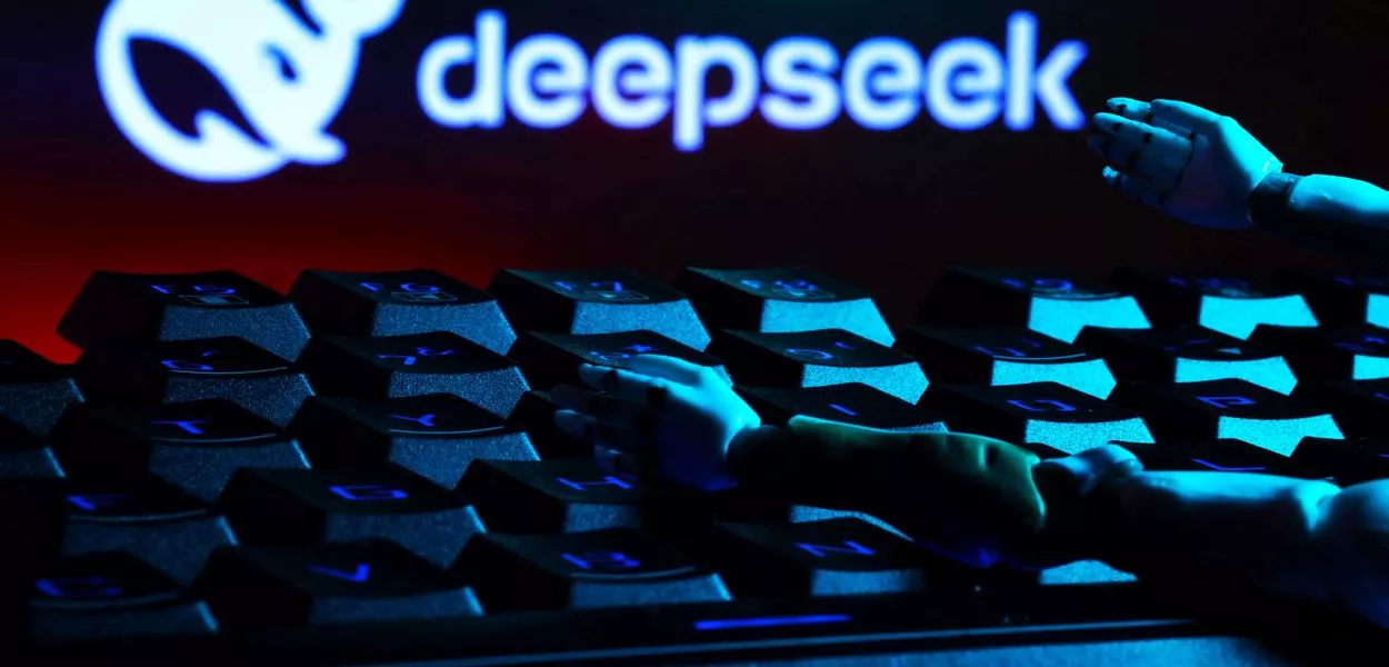 Ilustração de logo da DeepSeek