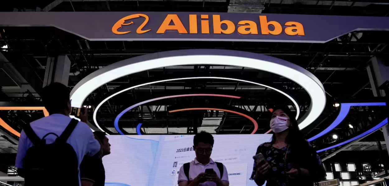 Stand da Alibaba na China