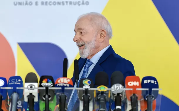 30.01.2025 - Presidente Luiz Inácio da Silva durante coletiva à imprensa, no Palácio do Planalto. Brasília - DF