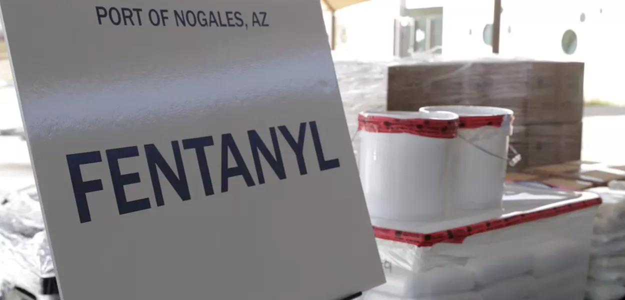 Apreensão de fentanil nos Estados Unidos