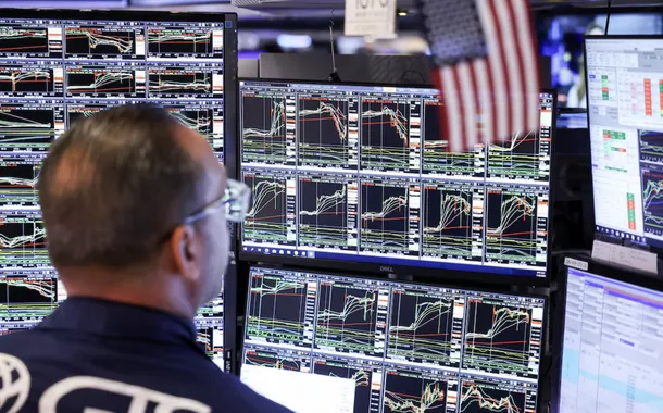 Operador de mercado em Wall Street