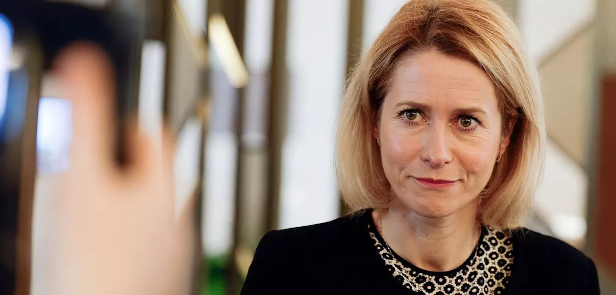 Kaja Kallas, chefe de política externa da União Europeia