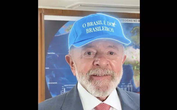 Lula posta vídeo com boné pró-Brasil em recado a Trump
