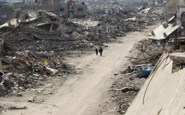 Destroços da Faixa de Gaza