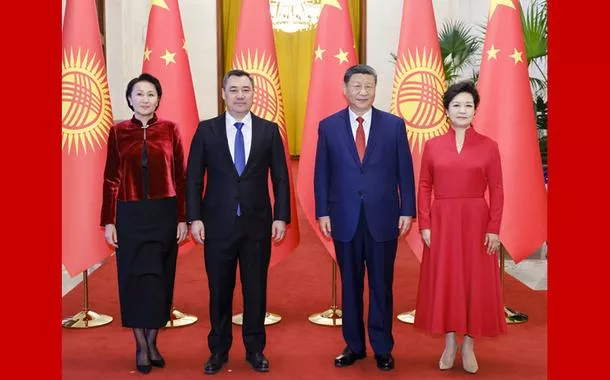 Presidentes de China e Quirguistão concordam em reforçar parceria estratégica abrangente