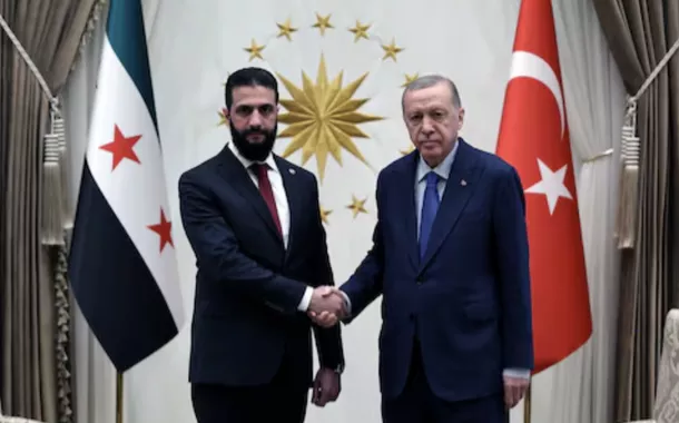 Ahmed al-Sharaa e Tayyip Erdogan em Ancara - 04/02/2025